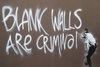 Banksy - Blank Walls Mini Paper Poster