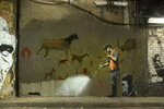 Banksy - Street Cleaner Mini Paper Poster