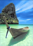 Destiny Paradise Beach Boat, Phuket, Thailand Mini A2 Paper Poster