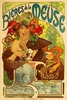 Bieres De La Muese - Alphonse Mucha - Mini Paper Poster