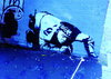 Banksy - Snorting Cop  Mini Paper Poster