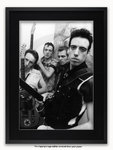Framed with BLACK mount The Clash Mogador Theatre Paris September 1981 A1 punk rock poster