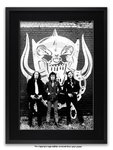 Framed with BLACK mount Motorhead A1 rock metal poster