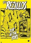 Rezillos Top of the Pops A1 paper new wave poster