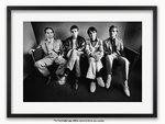 Framed with WHITE mount Kraftwerk Amsterdam 1976 A1 electronic music poster