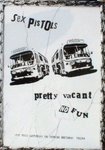 Sex Pistols Pretty Vacant Buses A1 paper rock poster
