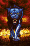 Laminated - Black Panther - Fire - Maxi Poster