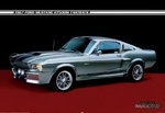 Laminated - Right Foot Fanatics - 1967 Ford Mustang, GT500M Fast Back - Maxi Poster
