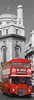 London Red Bus No 139 Trafalgar Square - Door Paper Poster