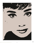 Audrey Hepburn Stencil - Mini Paper Poster