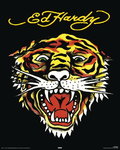 Ed Hardy - Tiger Face - Mini Paper Poster