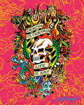 Ed Hardy - Death is certain Life  is Not - Mini Paper Poster