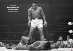 Muhammad Ali Vs Sonny Liston Landscape - Giant Paper Poster