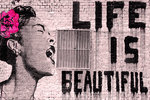 Black Framed - Life Is Beautiful Maxi Poster