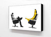 Banksy - Banana Shrink Horizontal Block mounted Print