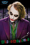 Laminated - Batman Dark Knight Joker Serious Maxi Poster