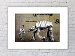 Banksy I am Your Father Left Mounted Print